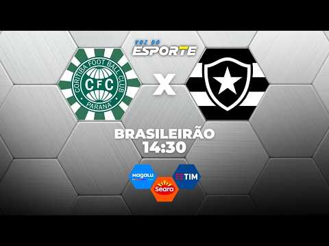 CORITIBA X BOTAFOGO - AO VIVO | CAMPEONATO BRASILEIRO – 12/10/2026