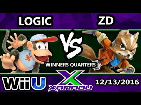S@X 180 - VGBC | Logic (Diddy Kong) Vs. ZD (Fox) - SSB4 Winners Quarters - Smash for Wii U - Smash 4