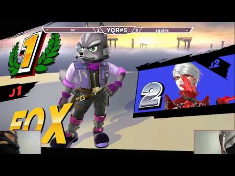 YQR#5 Smash 4 Pools - Overcast! (Fox) vs Squire (Bayonetta)