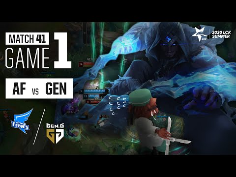 AF vs GEN | Match41 Game1 H/L | 2020 LCK Summer