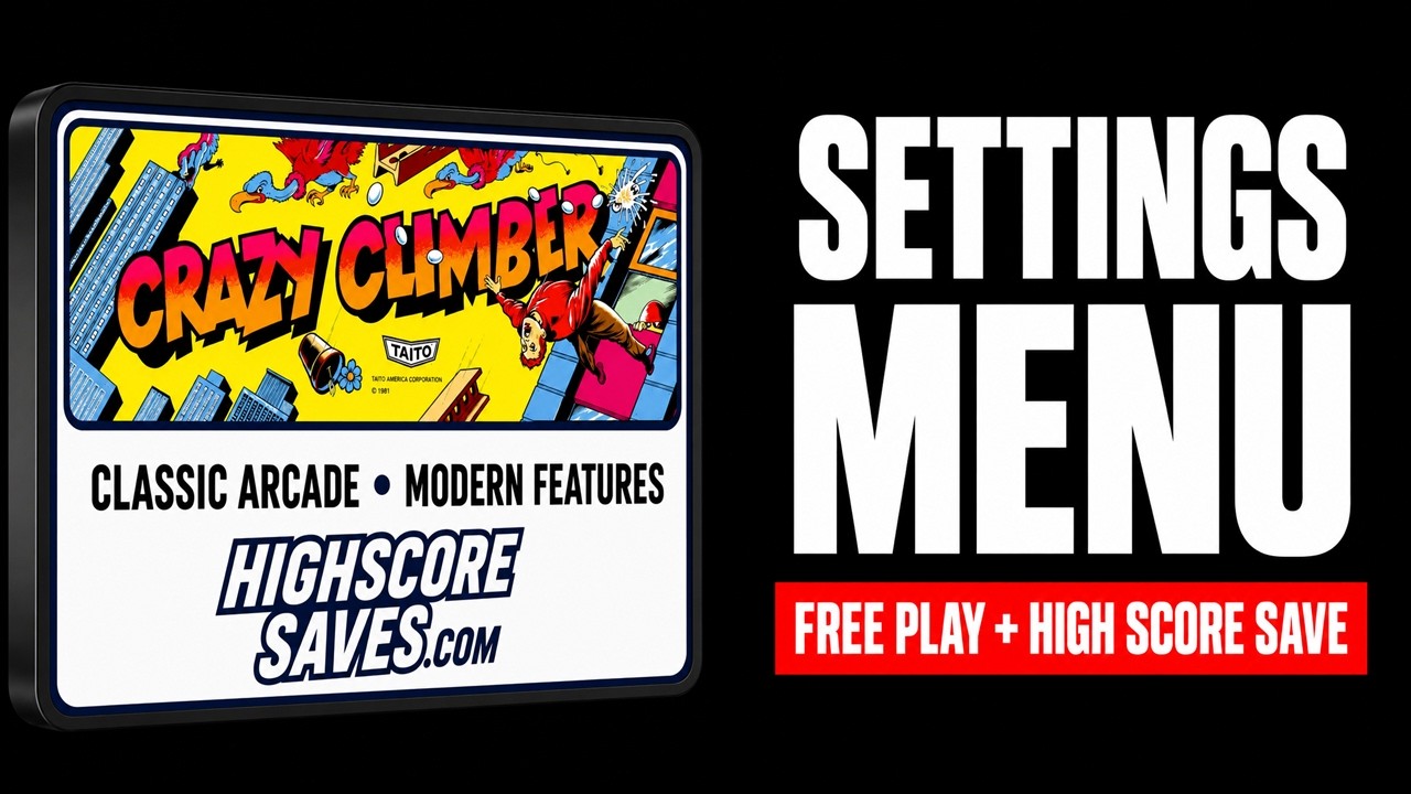 Crazy Climber settings menu video guide