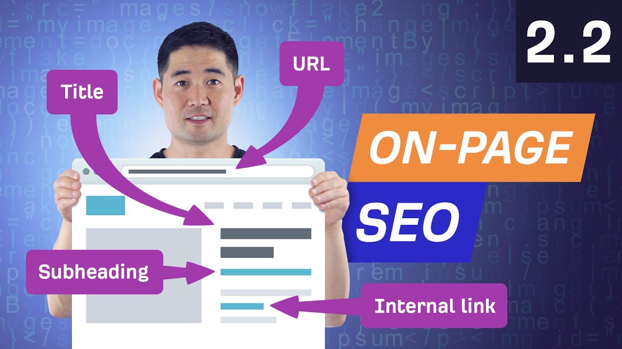 Thumbnail: On-Page SEO Pt 2: How to Optimize a Page for a Keyword - 2.2. SEO Course by Ahrefs