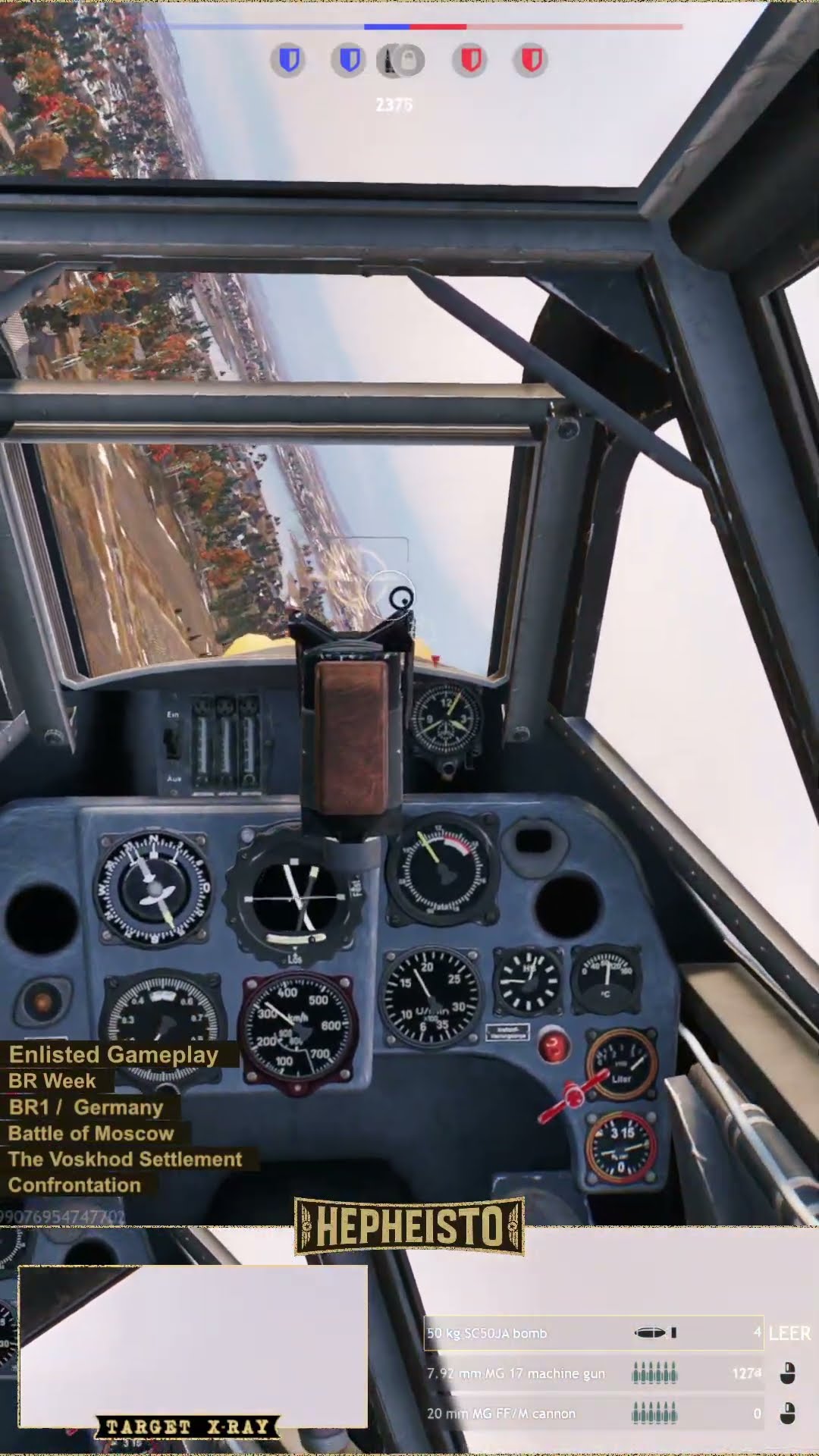 Pilot eliminates IL-2 (1941) with 7.92mm MG