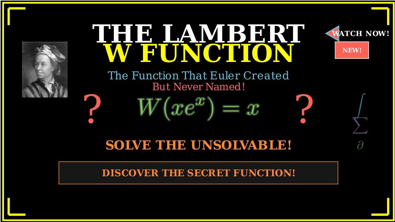 How Euler Invented a New Function to Save Mathematics