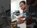 Ahh nothing like a plate and steak and potatoes😍what do you eat to bulk #foodie #foodlover #shorts