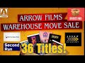 Arrow Video Sale Unboxing 36 Titles At A Great Price Second Run And Third Window Films To
