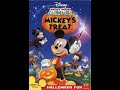 Opening To Mickey Mouse Clubhouse Mickey S Treat 2007 DVD
