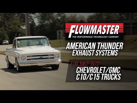 Flowmaster American Thunder Exhaust Installation for 67-72 C10 Trucks