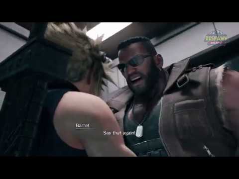 Cloud Being a Straight Up Dick To Everyone - Final Fantasy VII Remake Funny Moments