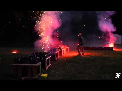 Behind the scenes at a fireworks show