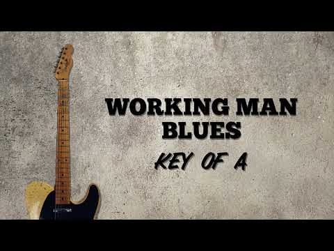 Working Man Blues Backing Track in A - Country Guitar Players