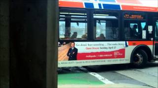 preview picture of video 'NICE Bus:Orion VII NG CNG #1818 N72 Bus@Babylon LIRR Station'