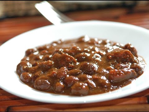 Frijoles con chorizo al chile negro - Receta fácil de preparar