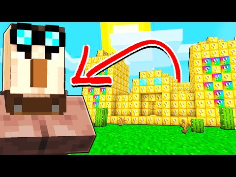 MINECRAFT MA I VILLAGGI DIVENTANO STRUTTURE SUPER!!