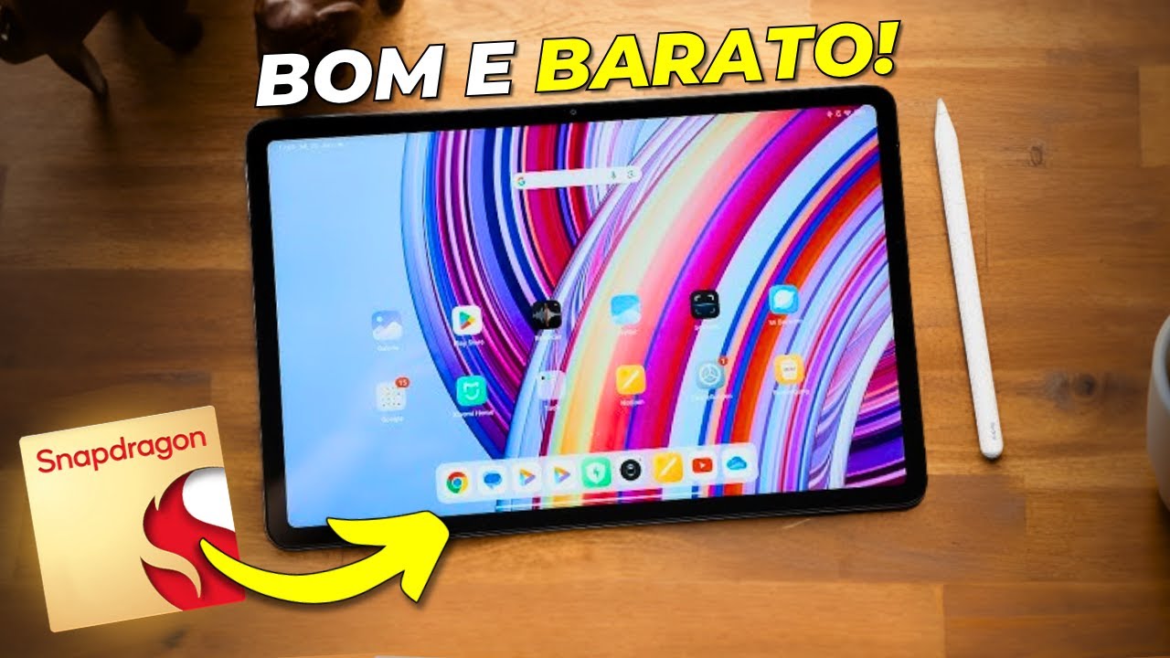 TOP 7 MELHORES Tablets BOM e BARATO em 2024 com CANETINHA!!! (ESTUDAR/ TRABALHAR e JOGAR)