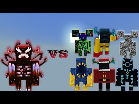 Epic Minecraft Bedrock Battle - Carnage Warden vs Weird Wardens!