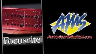 Video thumbnail for Focusrite Clarett 8Pre X Overview - Focusrite Clarett 8PreX Thunderbolt Audio Interface by American Musical Supply