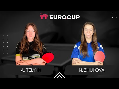 19:40 Anastasiia Telykh - Nadiia Zhukova 29.05.2024 TT Euro.Cup Women Ukraine Star. TABLE 3