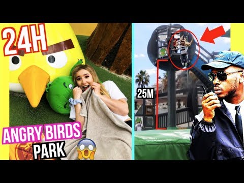 VERSTECKEN und ÜBERNACHTEN im FREIZEITPARK *24 stunden Challenge*