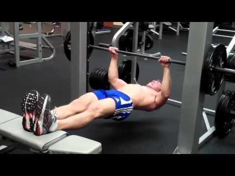 How To: Smith Machine- Elevated-Feet Inverted Row
