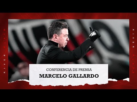 Marcelo Gallardo en conferencia de prensa [River vs. Lanús]