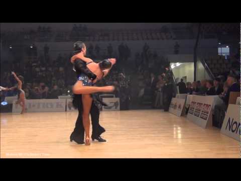 Aarhus 2012 - World Under 21 Latin - Final Rumba - Joel Lopez & Kristina Bespechnova