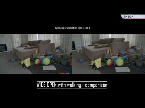 Sony FX9 - handheld stabilisation test comparisons at 4k S35 50p