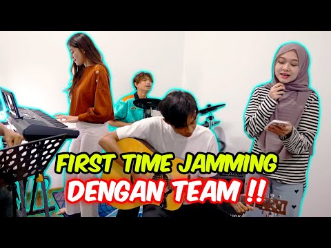 AMIR POWER MAIN DRUM ! - FIRST TIME JAMMMING DENGAN TEAM !!