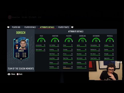 Runthefutmarket Reacts To TOTS MOMENTS DORSCH SBC - FIFA22 ULTIMATE TEAM!