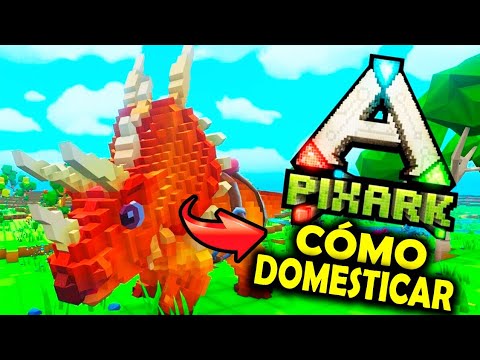Cómo DOMESTICAR y MONTAR un TRICERATOPS (TRIKE) en PIXARK 😱