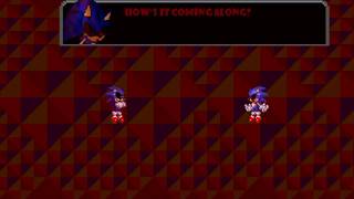 Sonic.exe: The spirits of Hell - Exeller and Exetior conversation (Exeller Voice Redub)