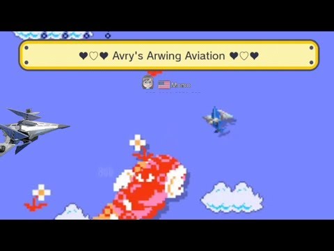 Super Mario Maker: ♥♡♥ Avry's Arwing Aviation ♥♡♥ By: Momo