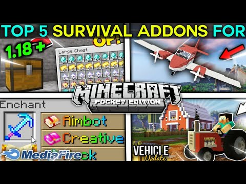 5 Survival Addons For Minecraft Pe 1.17! | Top 5 Best Addons For Minecraft Pe 1.17!