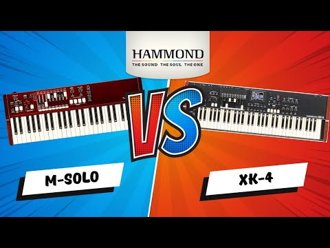 HAMMOND M solo VS HAMMOND XK 4