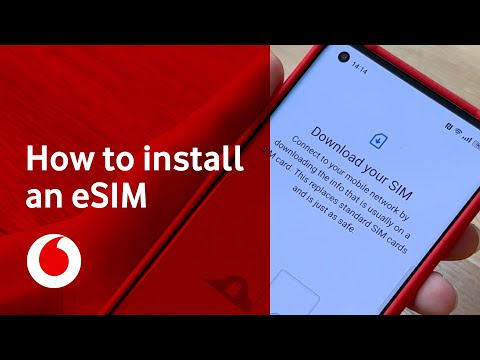 How to install an eSIM on your phone | Support | Vodafone UK