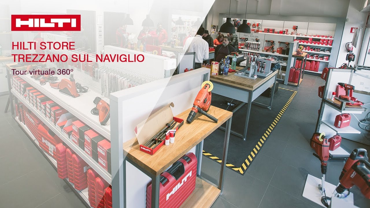 Cambio look per i negozi Hilti. Si comincia da Trezzano s/n (Mi)