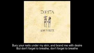 Zorita – Don&#39;t Forget To Breathe lyrics video