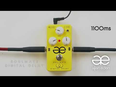 Introducing the Allen Eden Soulmate Digital Delay Pedal!