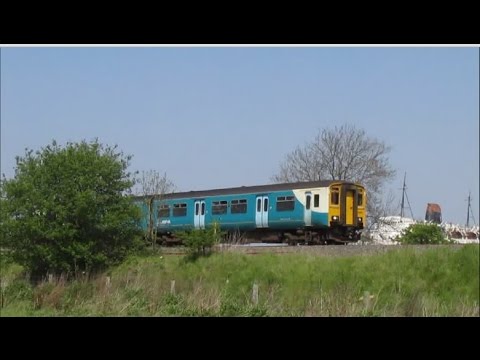 Trains Passing TSS Duke of Lancaster near Mostyn Docks