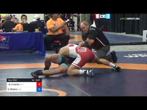 2018 Marine Corps US Open/Senior Men's Greco-Roman 67 Con 4 - Anthonie Linares (NYAC) Vs. Connor M