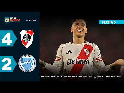 RIVER 4 - 2 GODOY CRUZ | Resumen del partido | #TorneoBetano Clausura 2025