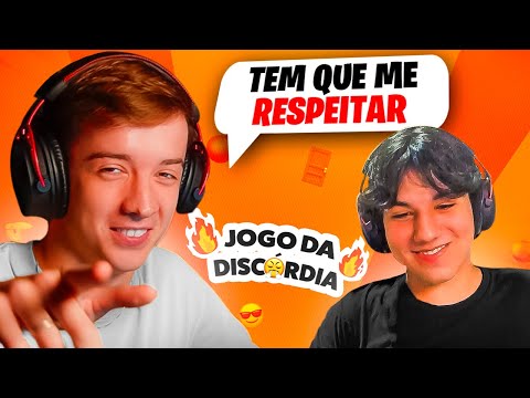 VOCÊ SÓ JOGA POR MINHA CAUSA!  JOGO DA DISCÓRDIA #1