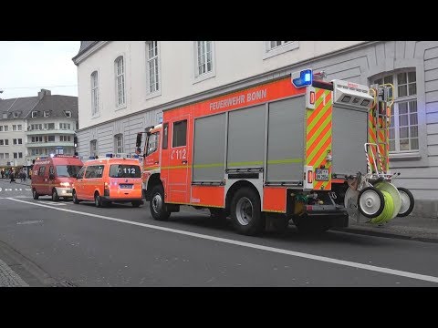 Gemeldeter Gasgeruch im Bonner Rathaus am 06.12.17