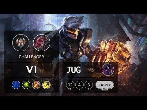 Vi Jungle vs Morgana - EUW Challenger Patch 9.17
