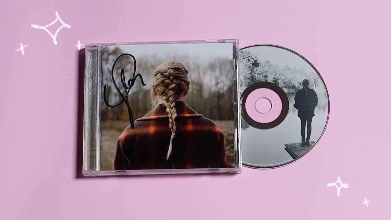 Taylor Swift evermore サイン入り CD Taylor Swift evermore 直筆サイン入りCD Taylor Swift Signed