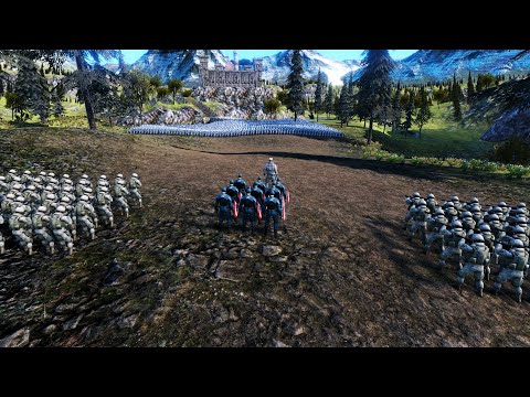 1 Chuck Norris, 10 Captain America & 100 Modern Soldiers Lay Siege to Medieval Castle UEBS