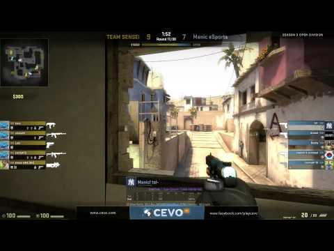 CEVO-Open CS:GO Lower Bracket Finals: Manic vs. SENSEI Gaming on de_mirage