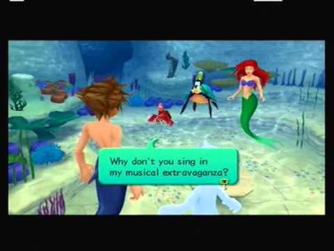 Let's play Kingdom Hearts 2 Final Mix HD part 61 Atlantica School Musical