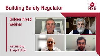 Golden thread webinar April 2024