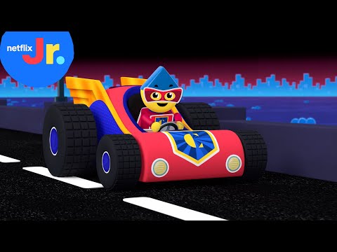 Catbot and a Racecar 🏎️ Charlie's Colorforms City | Netflix Jr